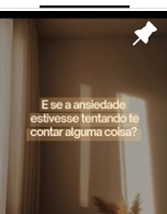Post sobre ansiedade